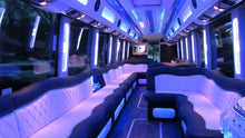 Load image into Gallery viewer, 60 Passenger Mercedes-Benz Setra Party Bus - NY Wine Tours

