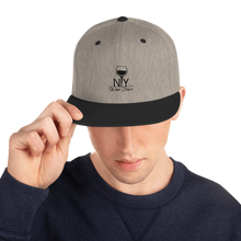 Load image into Gallery viewer, NYWT Snapback - Black Logo - NY Wine Tours