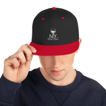 Load image into Gallery viewer, NYWT Snapback - White Logo - NY Wine Tours