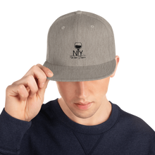 Load image into Gallery viewer, NYWT Snapback - Black Logo - NY Wine Tours