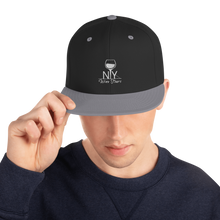 Load image into Gallery viewer, NYWT Snapback - White Logo - NY Wine Tours