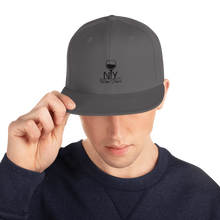 Load image into Gallery viewer, NYWT Snapback - Black Logo - NY Wine Tours