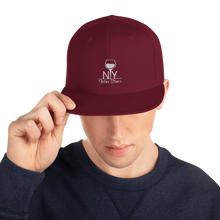 Load image into Gallery viewer, NYWT Snapback - White Logo - NY Wine Tours