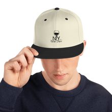Load image into Gallery viewer, NYWT Snapback - Black Logo - NY Wine Tours
