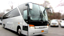 Load image into Gallery viewer, 56 Passenger Setra Mercedes-Benz Shuttle Bus - NY Wine Tours
