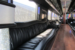 56 Passenger Prevost Lounge Party Bus - NY Wine Tours