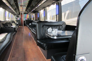 56 Passenger Prevost Lounge Party Bus - NY Wine Tours