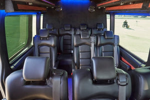 10 Passenger Mercedes-Benz Sprinter Wheelchair Accessible Shuttle Bus - NY Wine Tours