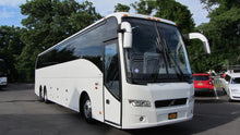 Load image into Gallery viewer, 56 Passenger Volvo Shuttle Bus - NY Wine Tours
