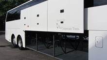 Load image into Gallery viewer, 56 Passenger Volvo Shuttle Bus - NY Wine Tours
