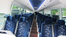 Load image into Gallery viewer, 56 Passenger Volvo Shuttle Bus - NY Wine Tours
