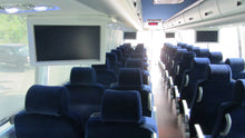 Load image into Gallery viewer, 56 Passenger Volvo Shuttle Bus - NY Wine Tours
