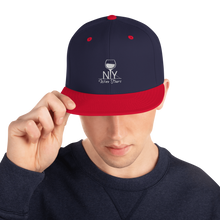 Load image into Gallery viewer, NYWT Snapback - White Logo - NY Wine Tours
