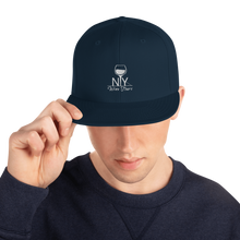 Load image into Gallery viewer, NYWT Snapback - White Logo - NY Wine Tours
