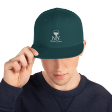 Load image into Gallery viewer, NYWT Snapback - White Logo - NY Wine Tours
