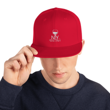 Load image into Gallery viewer, NYWT Snapback - White Logo - NY Wine Tours
